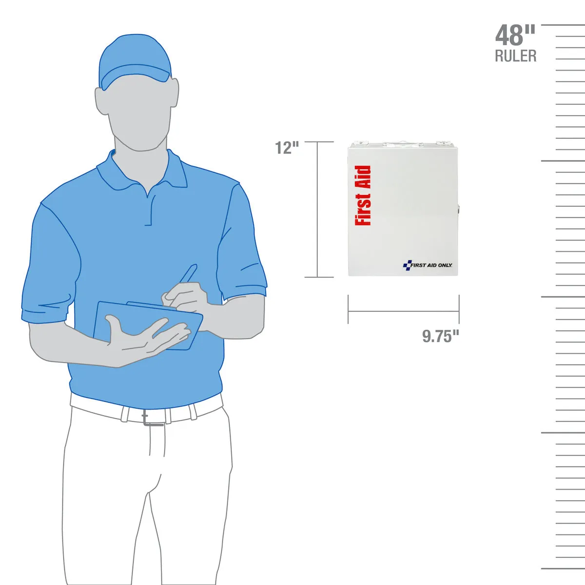 First Aid Only SmartCompliance førstehjelpsskap 25 pers