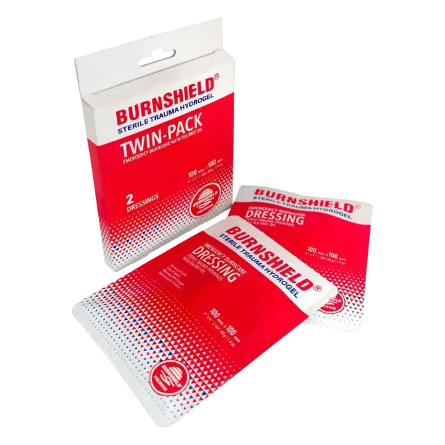 Burnshield 100x100 mm Twinpack brannskadebandasje 2-pakning