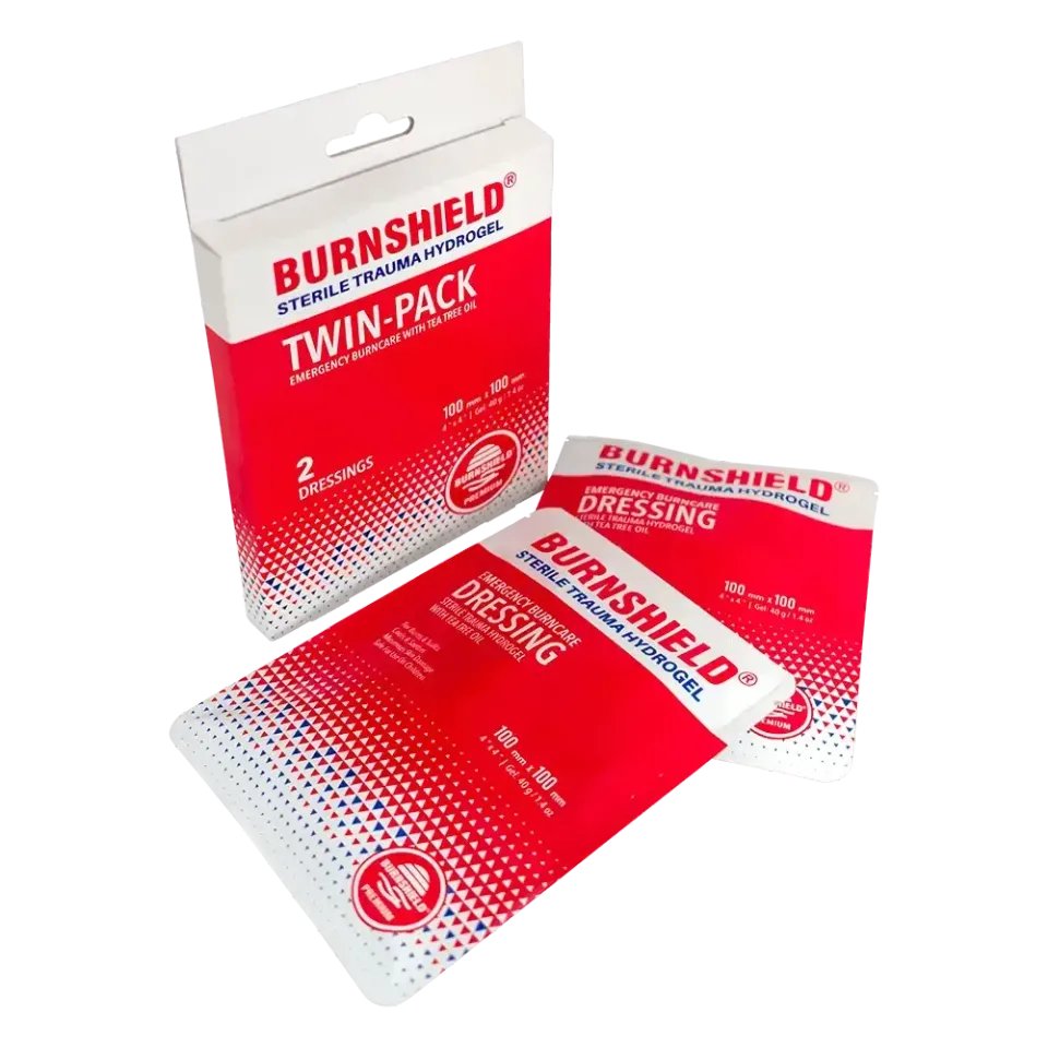 Burnshield 100x100 mm Twinpack brannskadebandasje 2-pakning