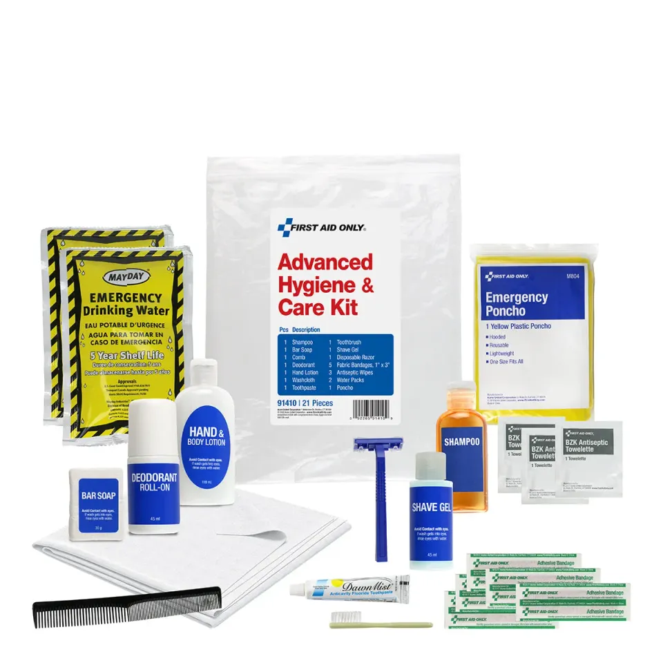 First Aid Only Advanced Hygiene hygienesett reise