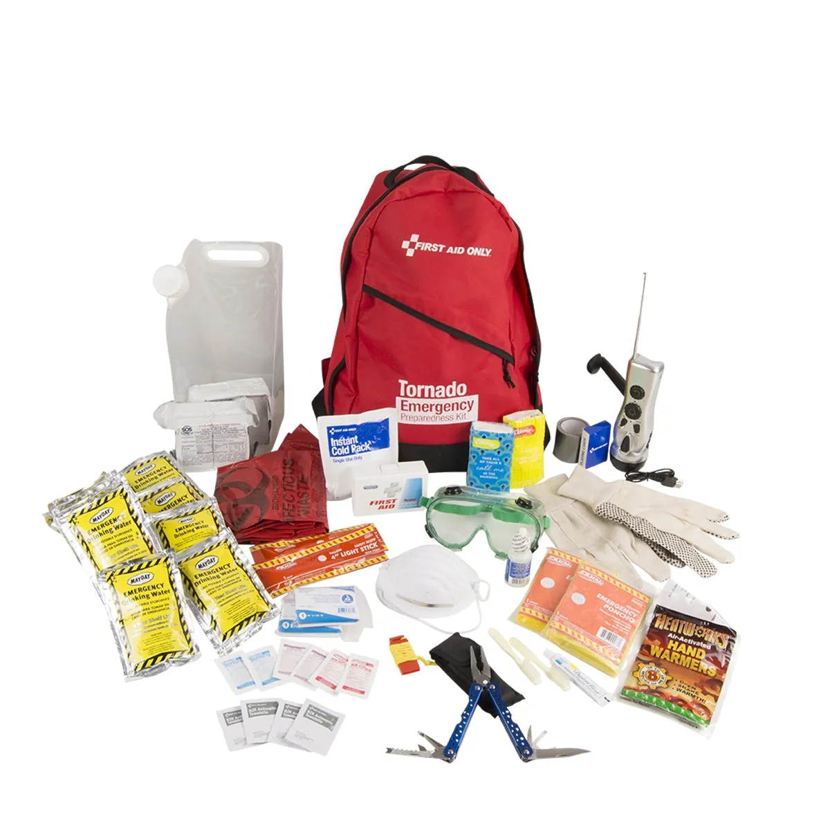 First Aid Only Tornado beredskapssekk 2 personer 97 deler