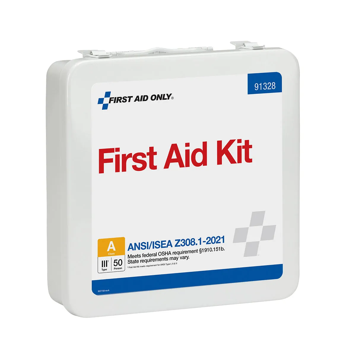 First Aid Only 50 personer førstehjelpsskrin metall 184 deler