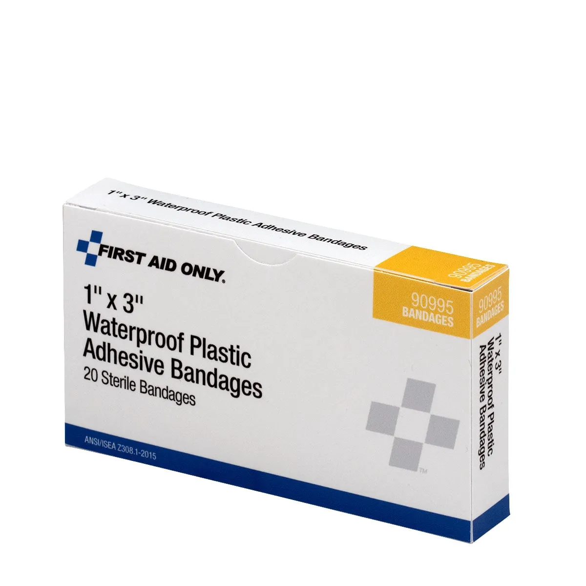 First Aid Only vanntett plaster 2,5x7,6 cm 20-pk plast