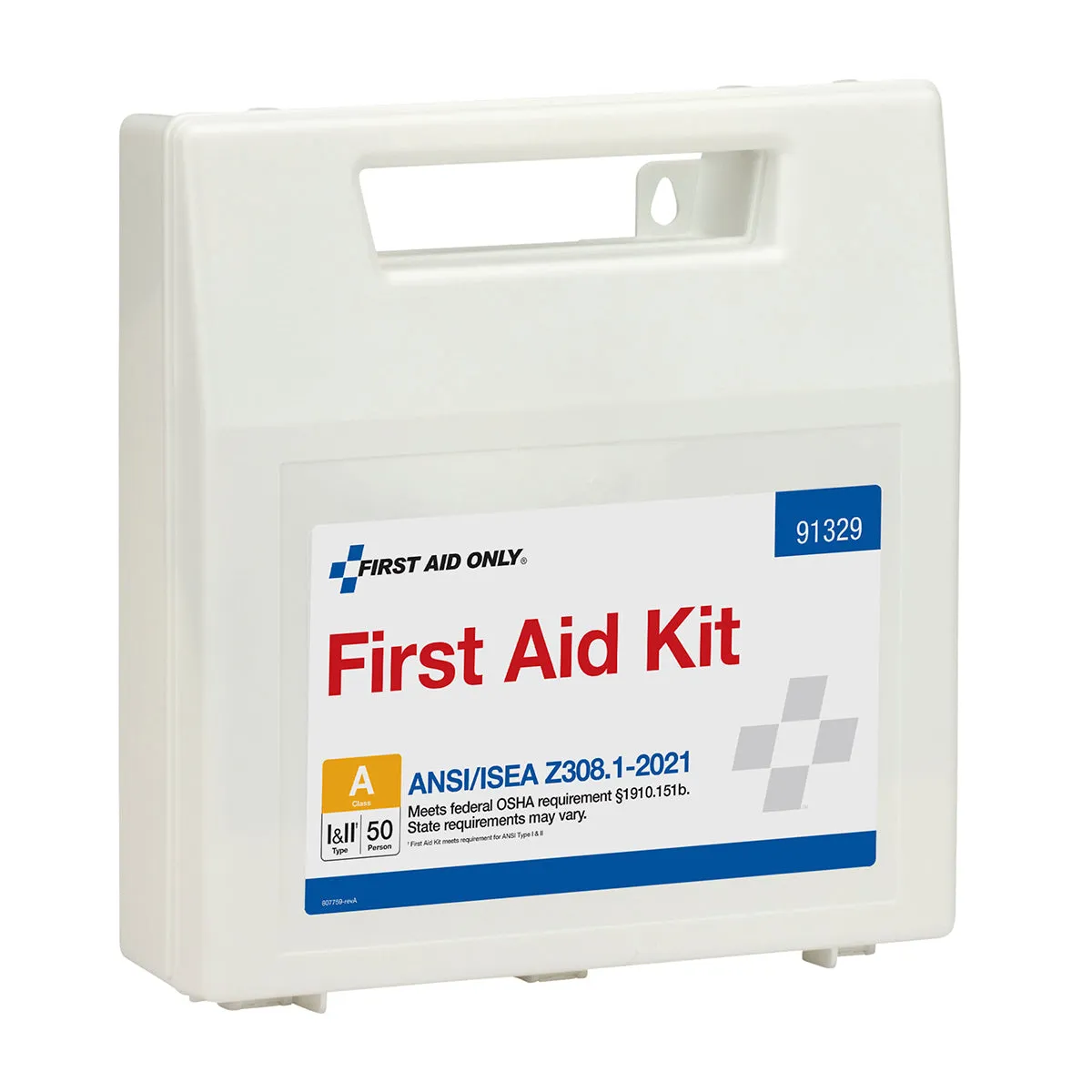 First Aid Only ANSI A førstehjelpsskrin 50 personer 184 deler