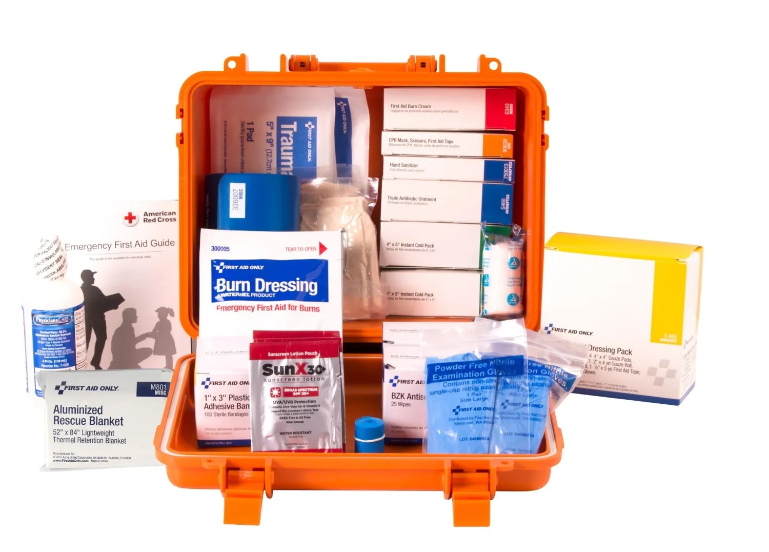 First Aid Only 50 Person ANSI A førstehjelpsskrin vanntett