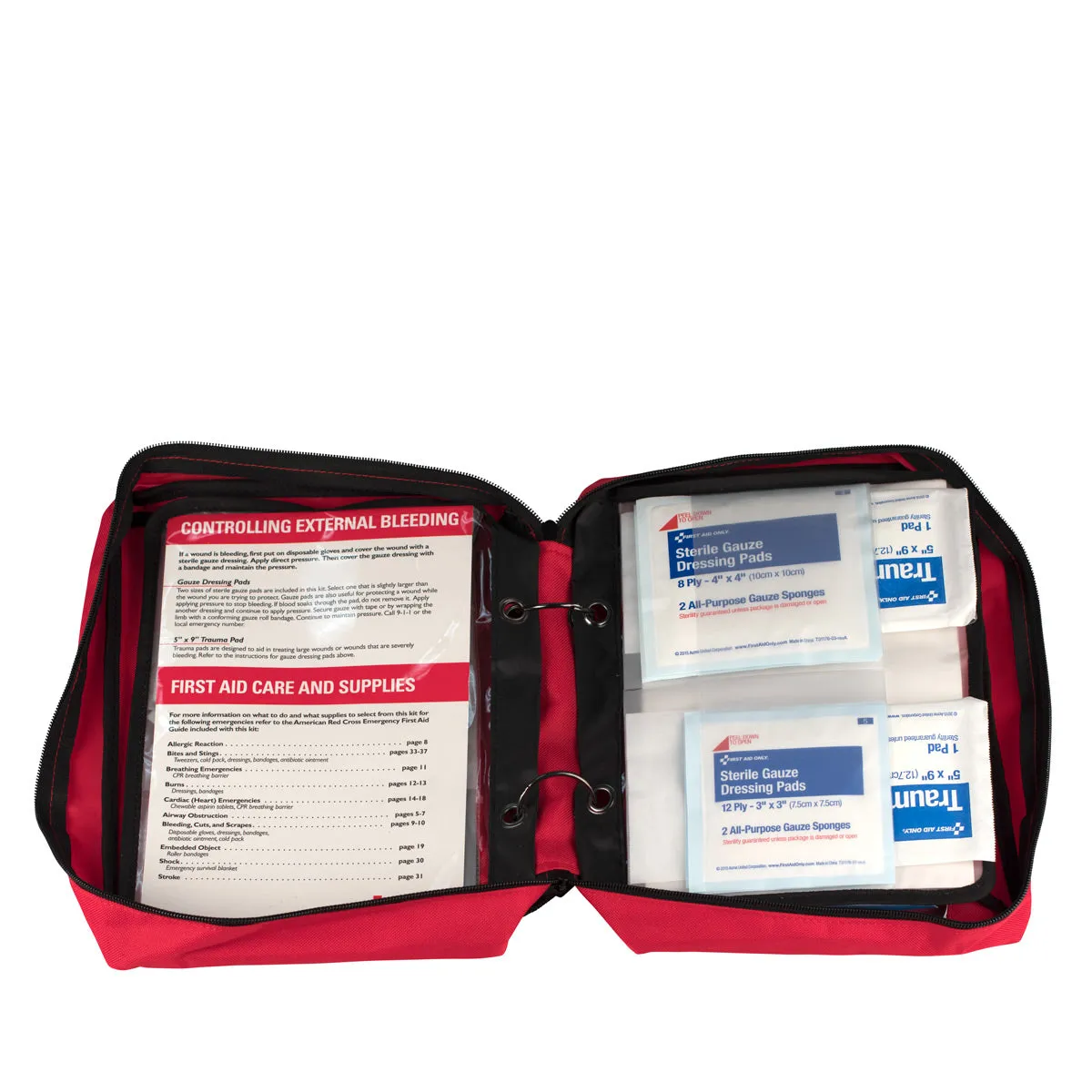 American Red Cross Deluxe Family førstehjelpsveske lateksfri