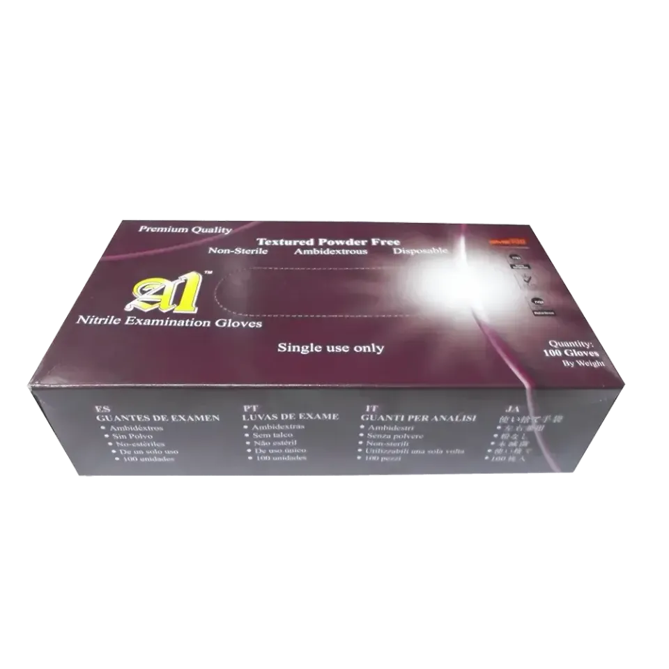 Burnshield Nitrile pudderfrie nitrilhansker