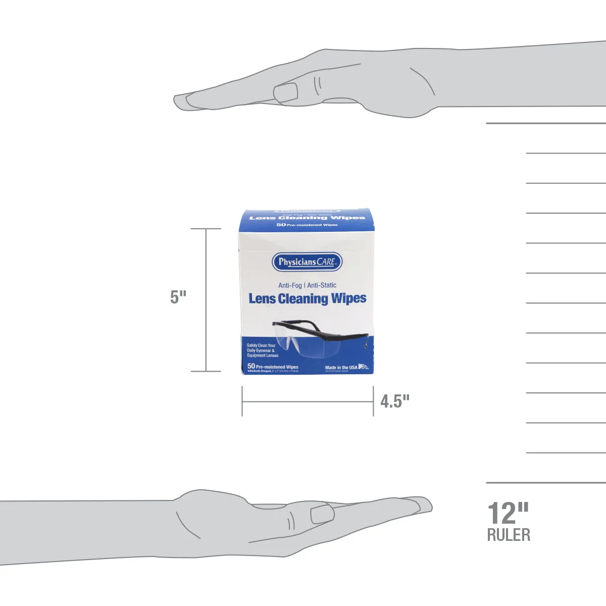 First Aid Only linserens servietter 50 stk stripefri