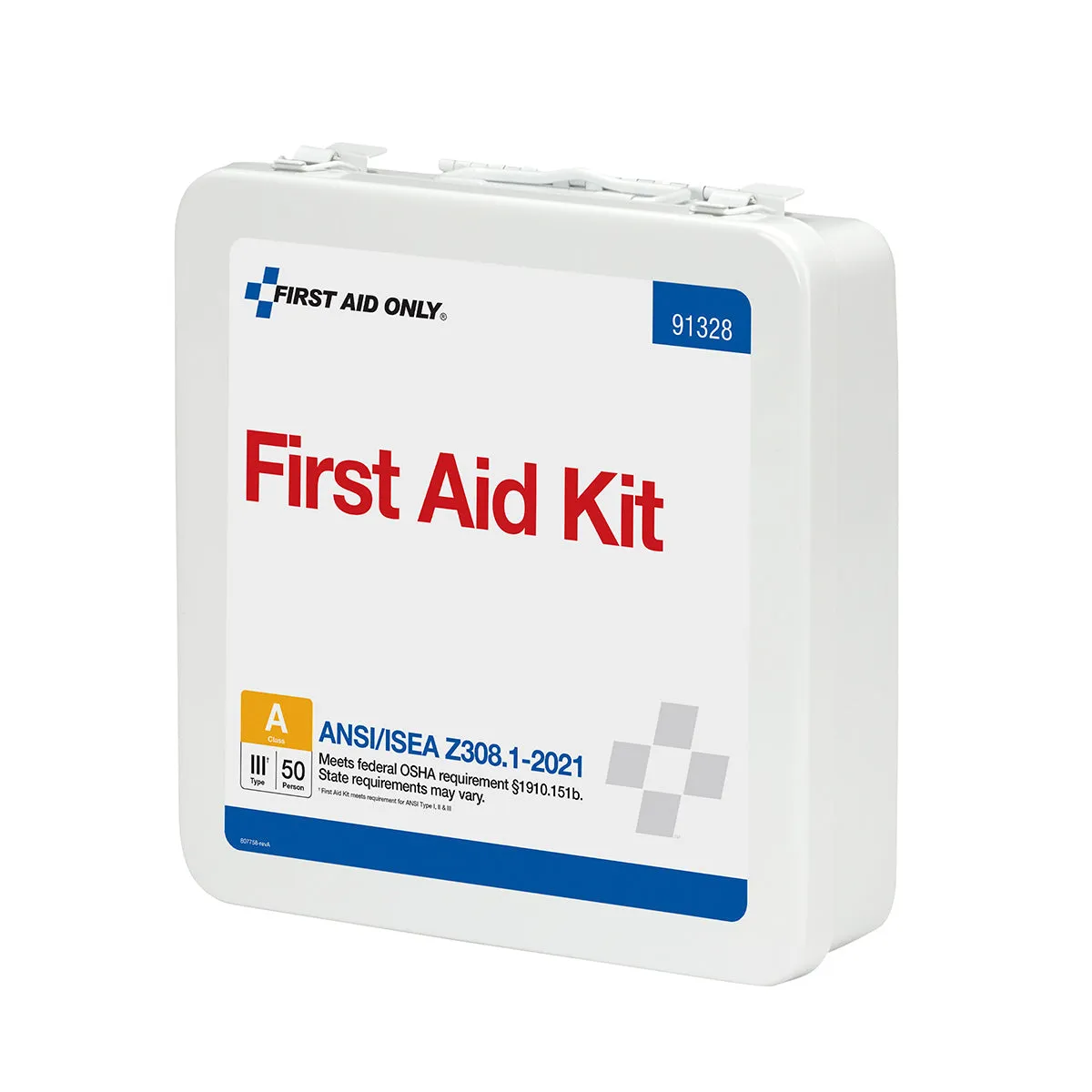 First Aid Only 50 personer førstehjelpsskrin metall 184 deler