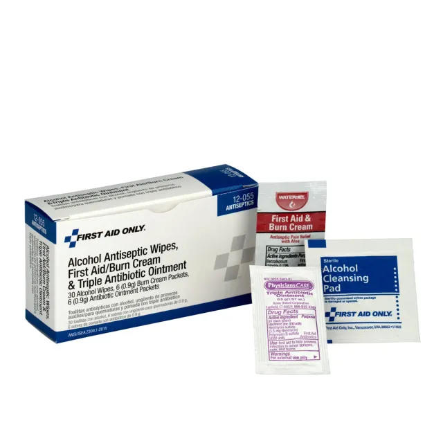 First Aid Only Antiseptic sårstellpakke 42 stk brann