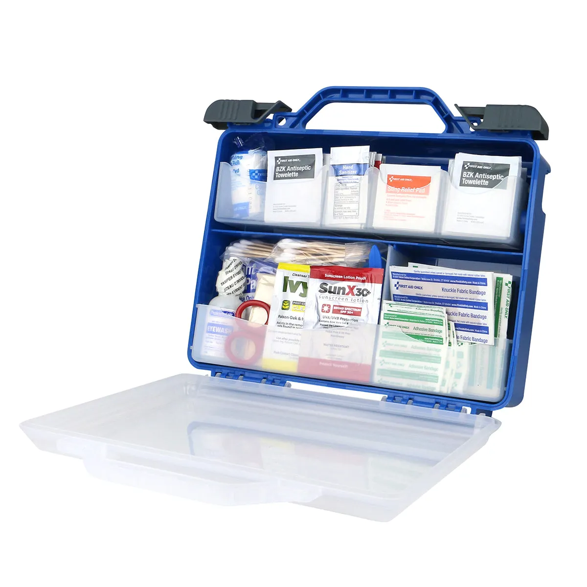 First Aid Only 50-personers førstehjelpsskrin 322 deler lampe