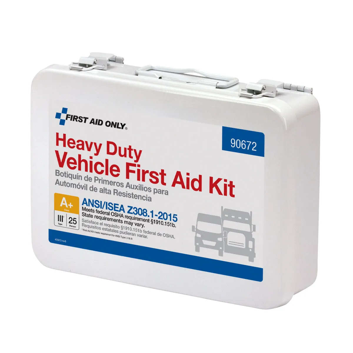 First Aid Only 25 Person førstehjelpssett bil metall 114 deler