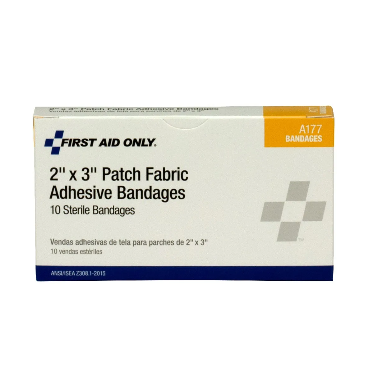 First Aid Only Heavy Woven plaster 5x7,5cm 10 stk pustende