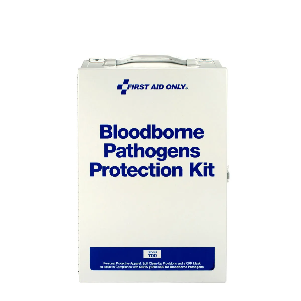 First Aid Only Bloodborne Pathogen førstehjelpsskap veggmontert