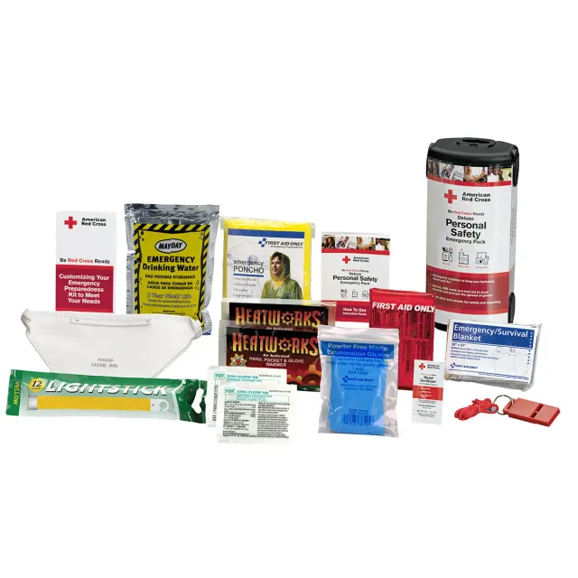 First Aid Only Red Cross Deluxe nødsett beredskap