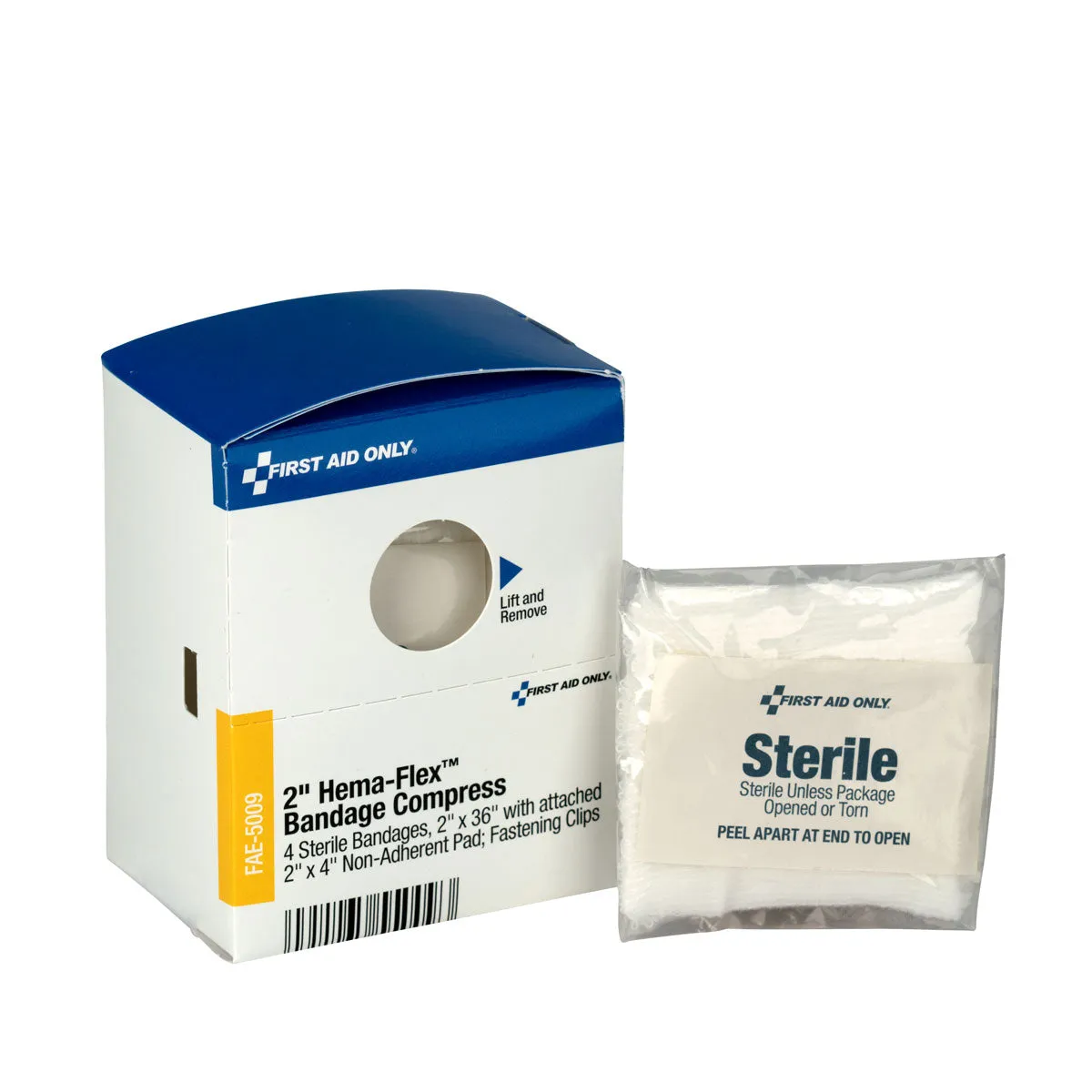 First Aid Only SmartCompliance Hema-Flex bandasjekompress 4 stk
