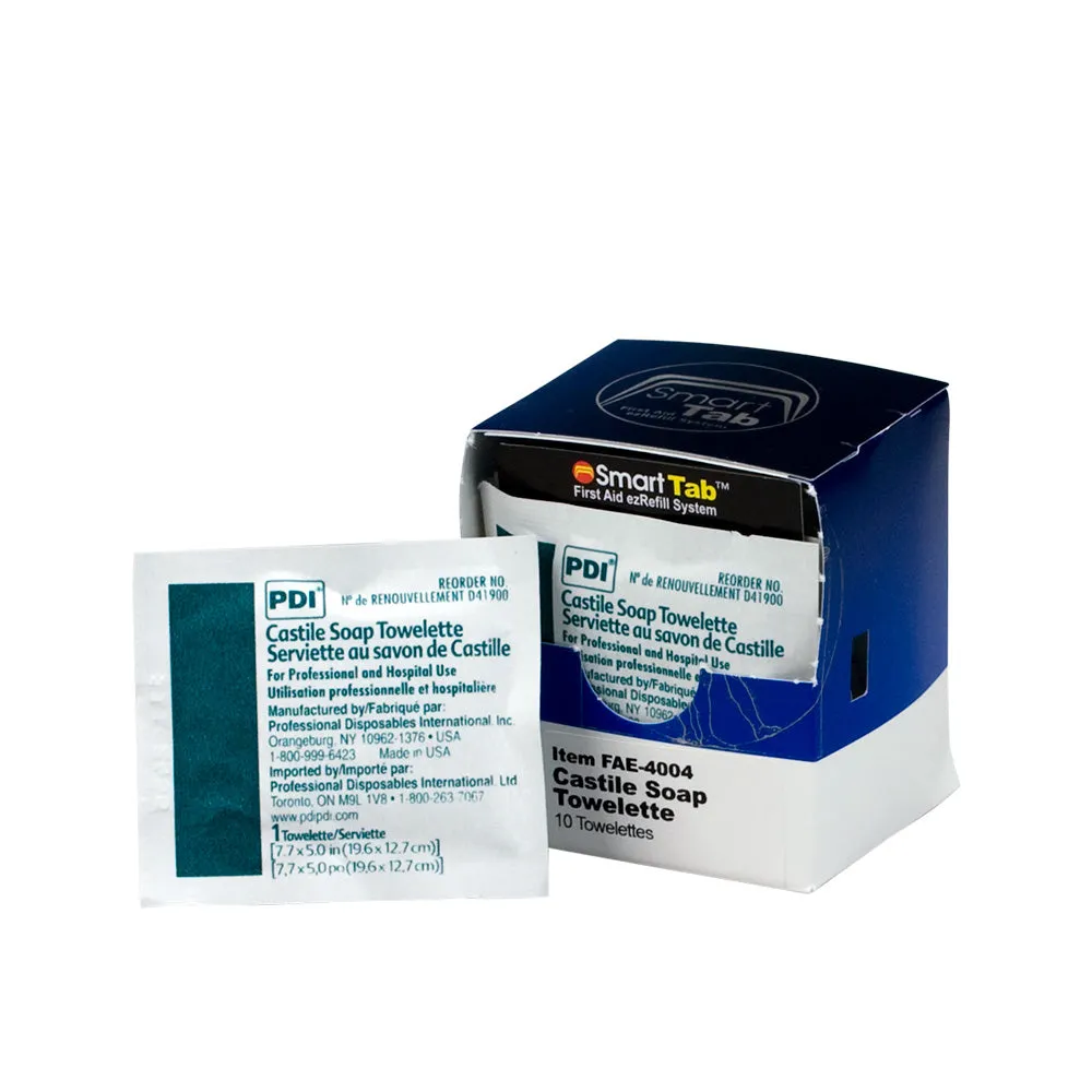 First Aid Only SmartCompliance castile såpeservietter 10 stk