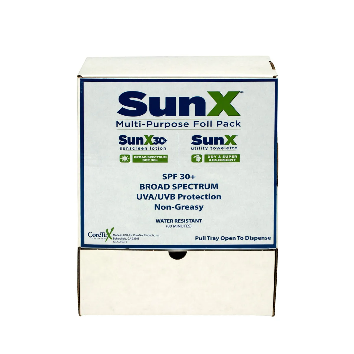 First Aid Only SunX30 solkrem SPF30 kombipakke 50 stk