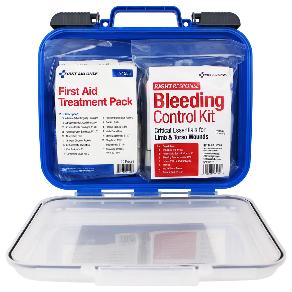 First Aid Only førstehjelpsskrin blødningskontroll bil