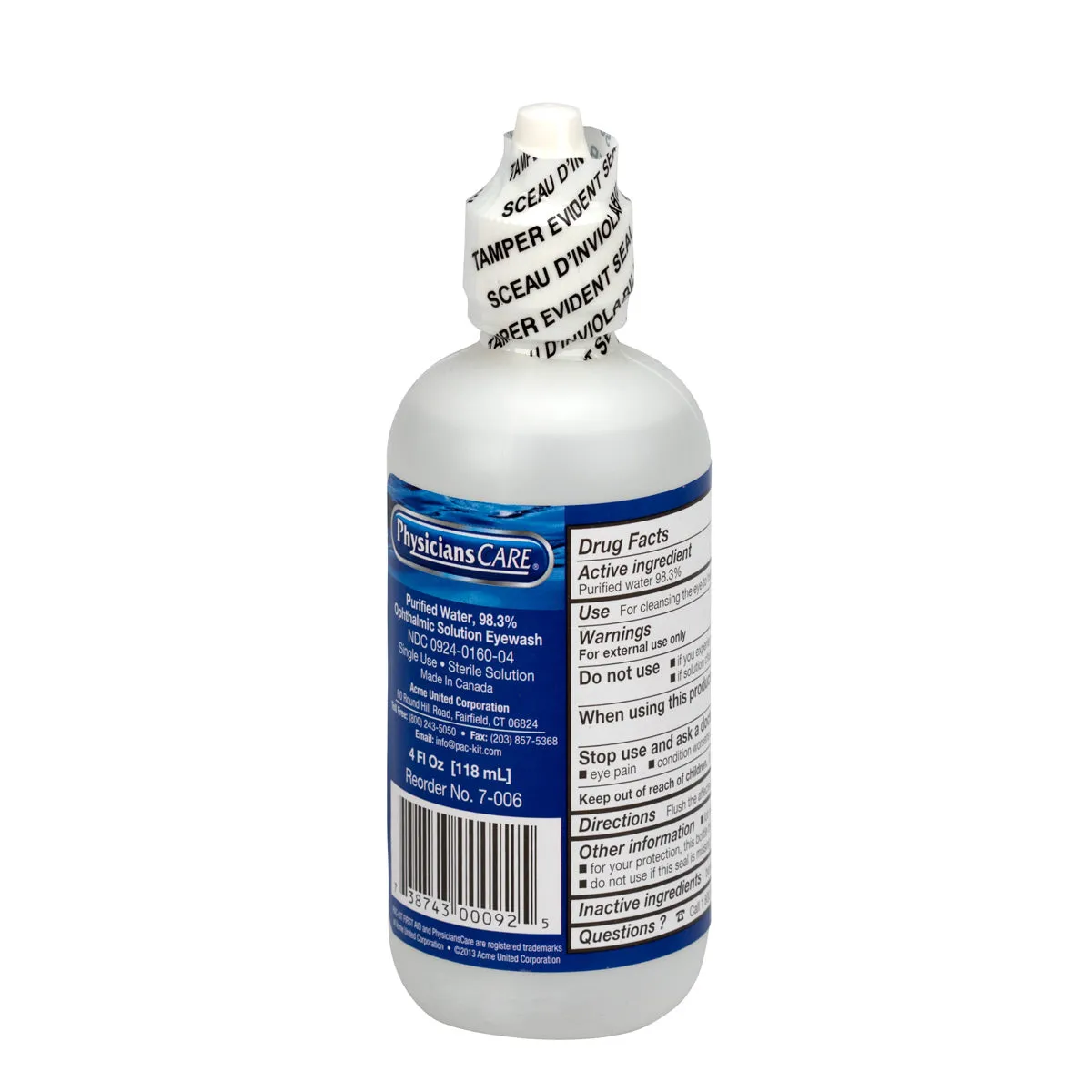First Aid Only øyeskyll 946ml skrukork 12-pk