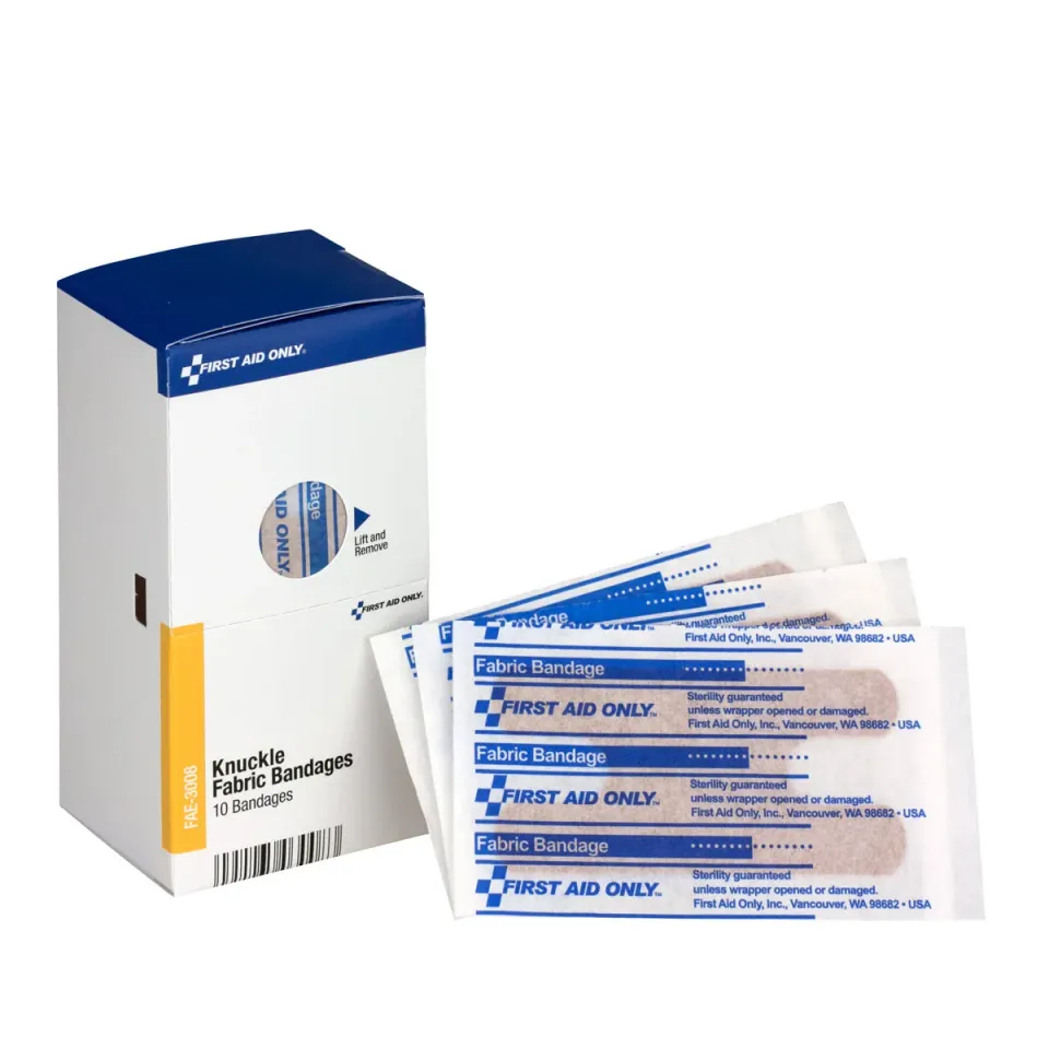 First Aid Only SmartCompliance knokeplaster stoff 10 stk