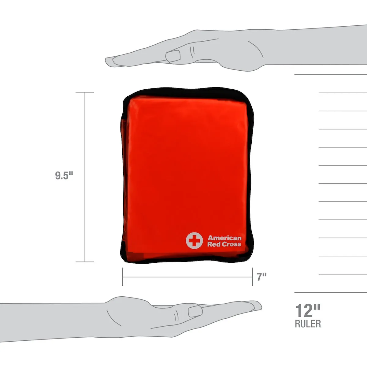 First Aid Only Be Red Cross Ready førstehjelpssett