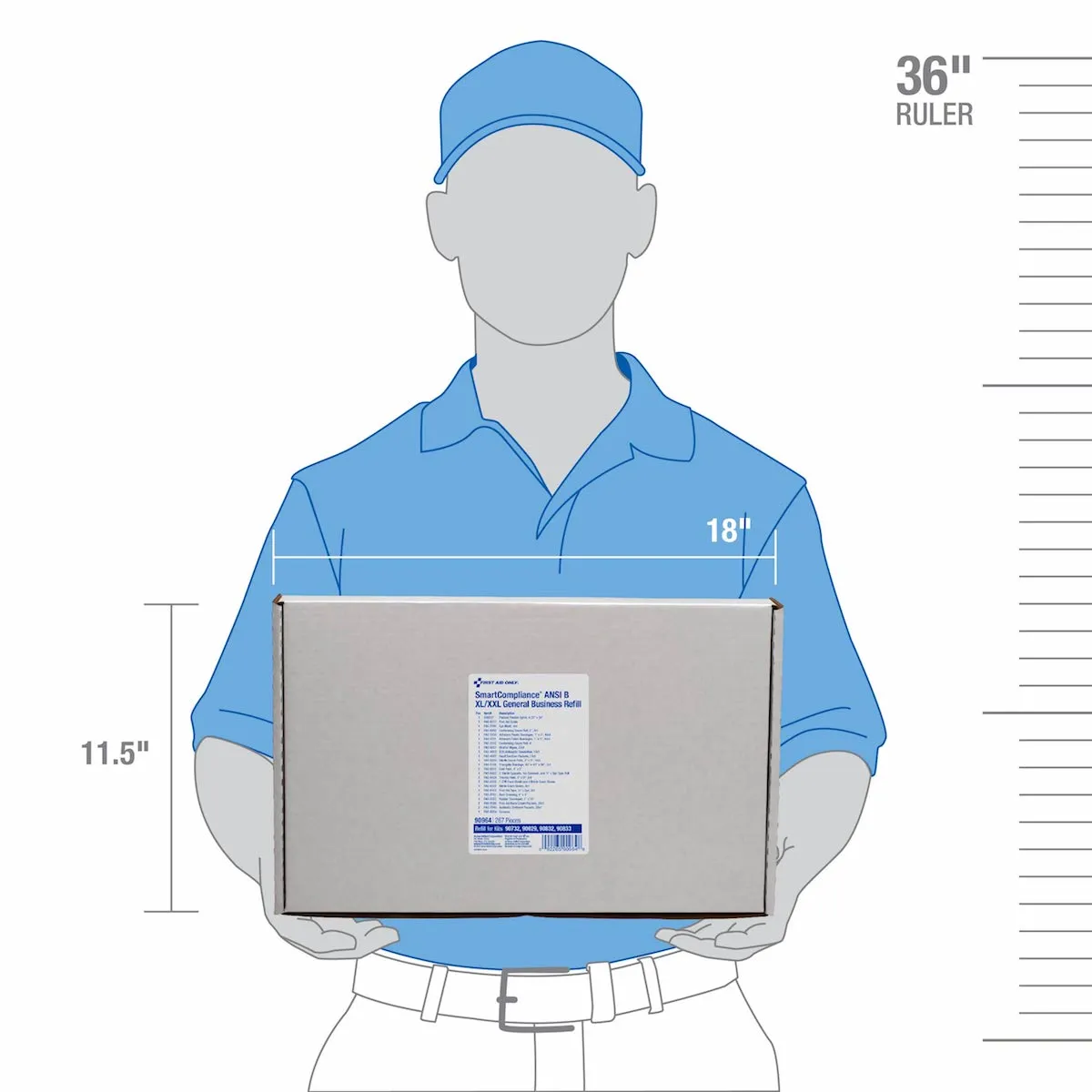 First Aid Only SmartCompliance ANSI B førstehjelpspåfyll bedrift
