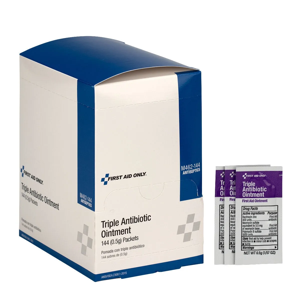 First Aid Only Triple Antibiotic sårsalve 144 stk antibakteriell