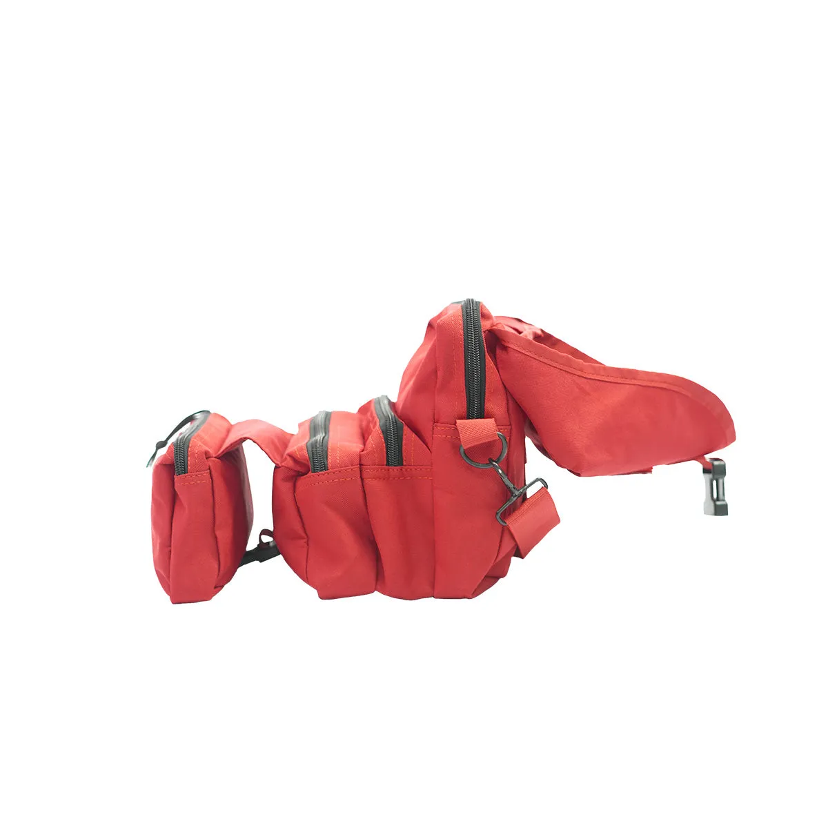 First Aid Only M-3 Medic Tri-Fold Bag veske rød