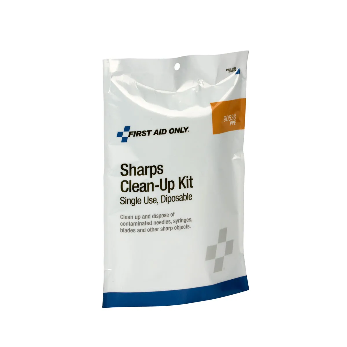 First Aid Only Sharps opprydningssett engangs kanyle
