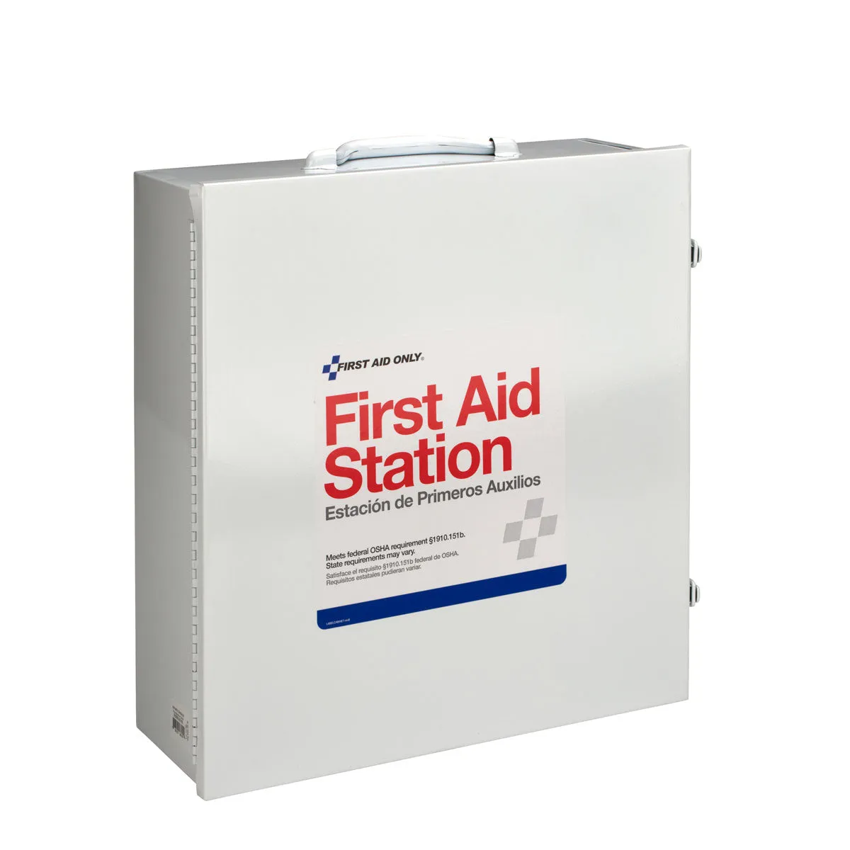 First Aid Only førstehjelpsskap stål 3 hyller 100 personer