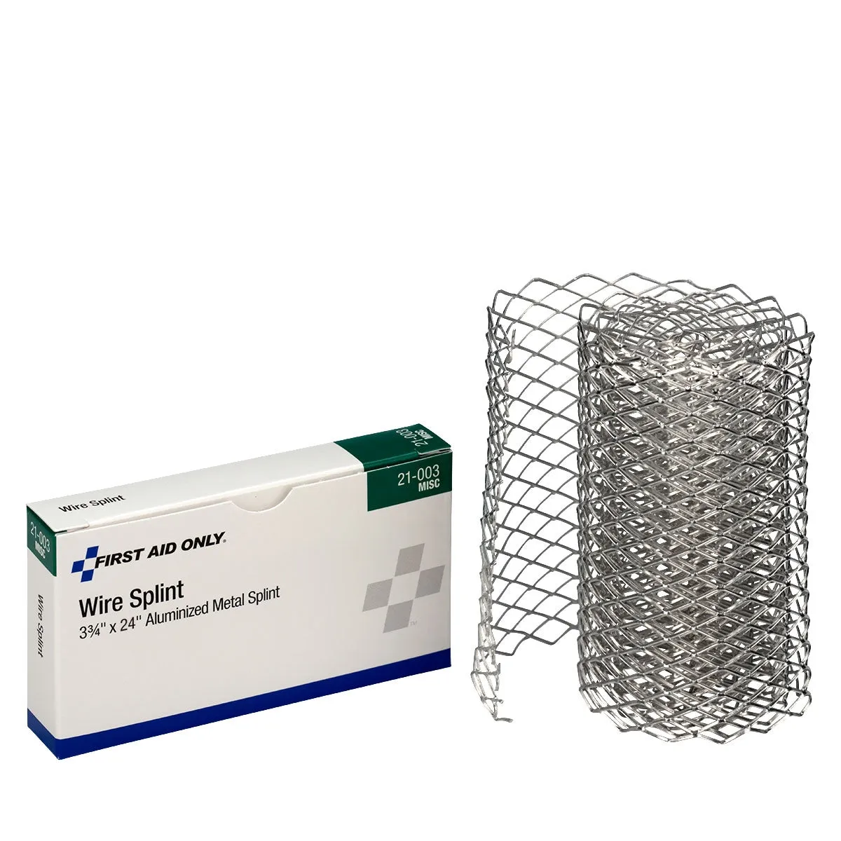First Aid Only Flexible Metal skinne 68 cm aluminium formbar