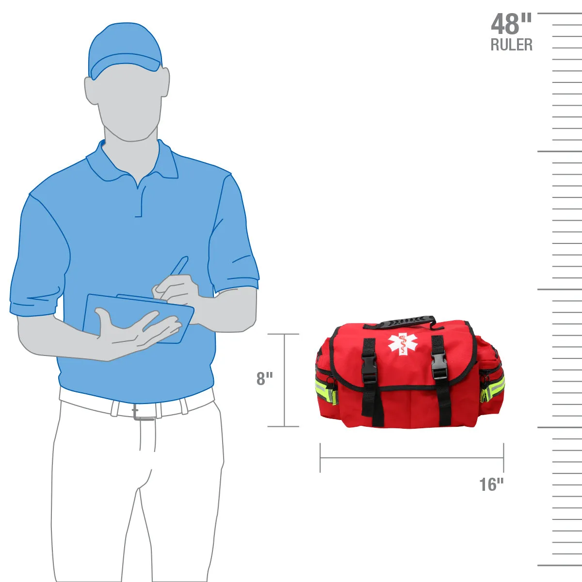 First Aid Only First Responder Standard førstehjelpsveske stor