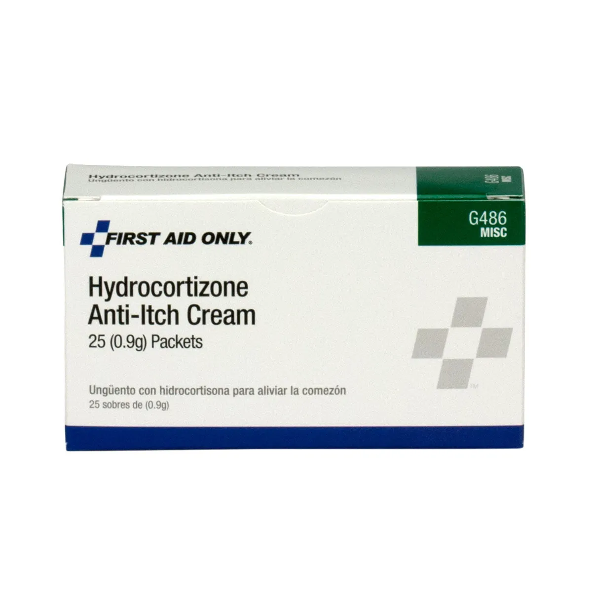 First Aid Only hydrokortisonkrem 25 poser kløestillende