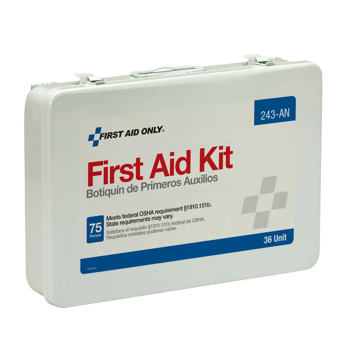 First Aid Only 36 førstehjelpsskrin metall 215 deler