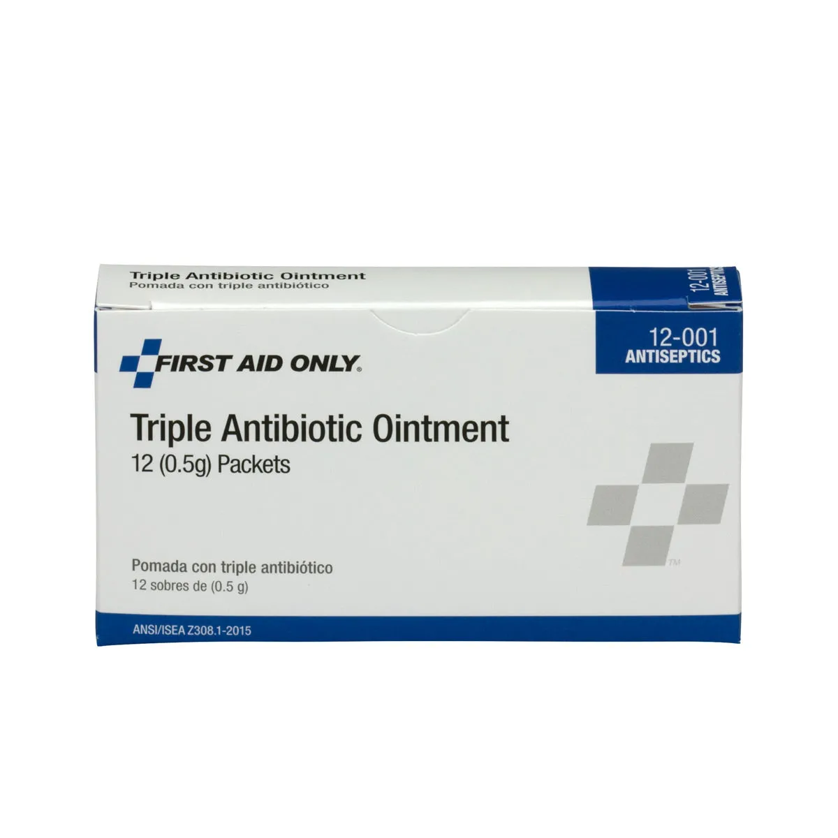 First Aid Only Triple Antibiotic sårsalve 12 pakker sårstell