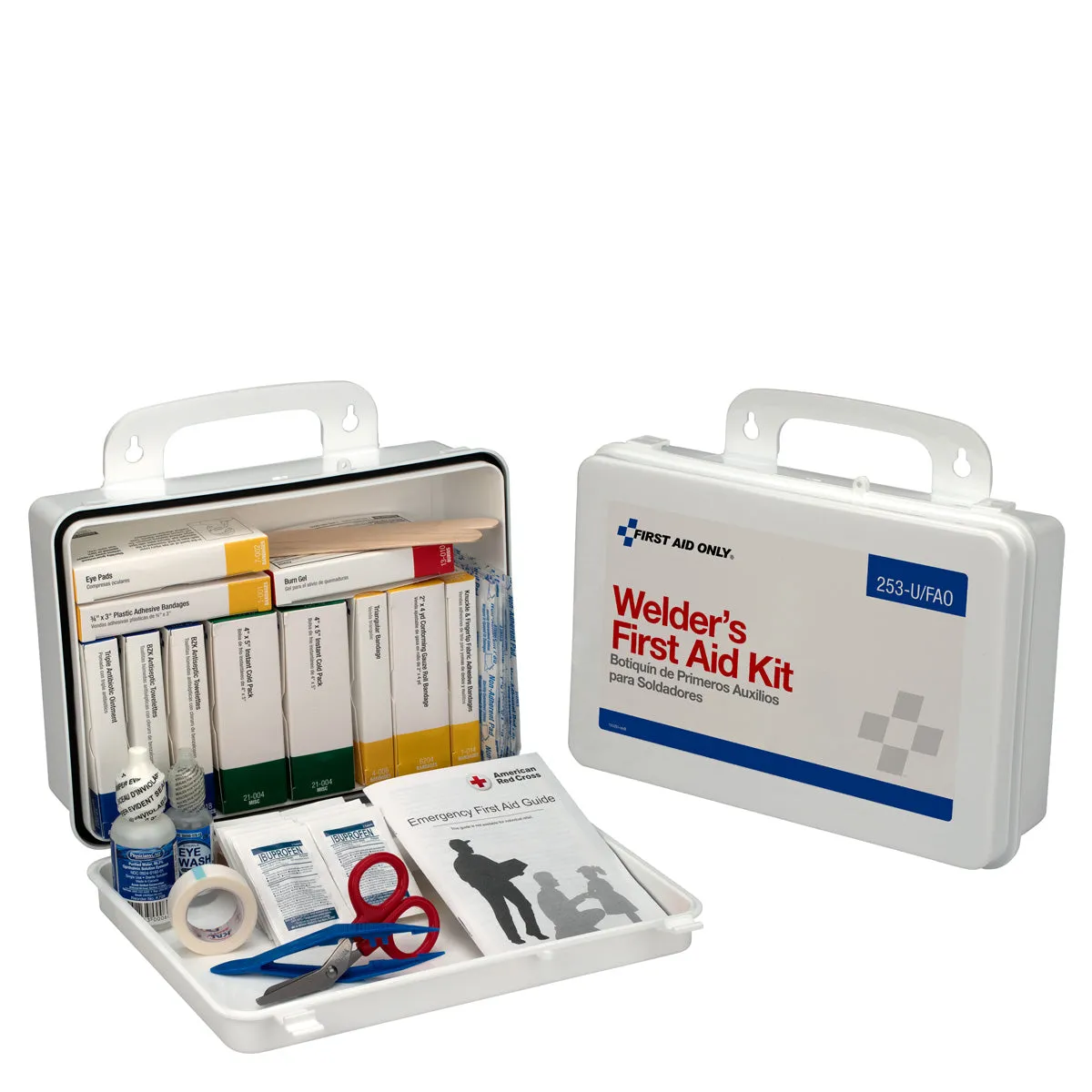 First Aid Only 16 Unit Welders førstehjelpsskrin plast 114 deler