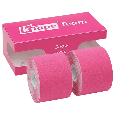 K-tape Team kinesiologitape rød 2x5 m pustende