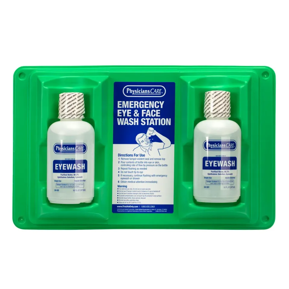 First Aid Only Eyewash Station øyeskyll 2x473 ml vegg