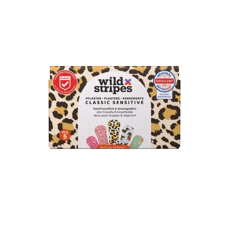 Wild Stripes Classic Sensitive Animal plaster 5 stk sensitiv hud