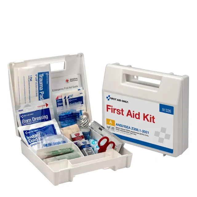 First Aid Only 25 Person førstehjelpskoffert plast 94 deler