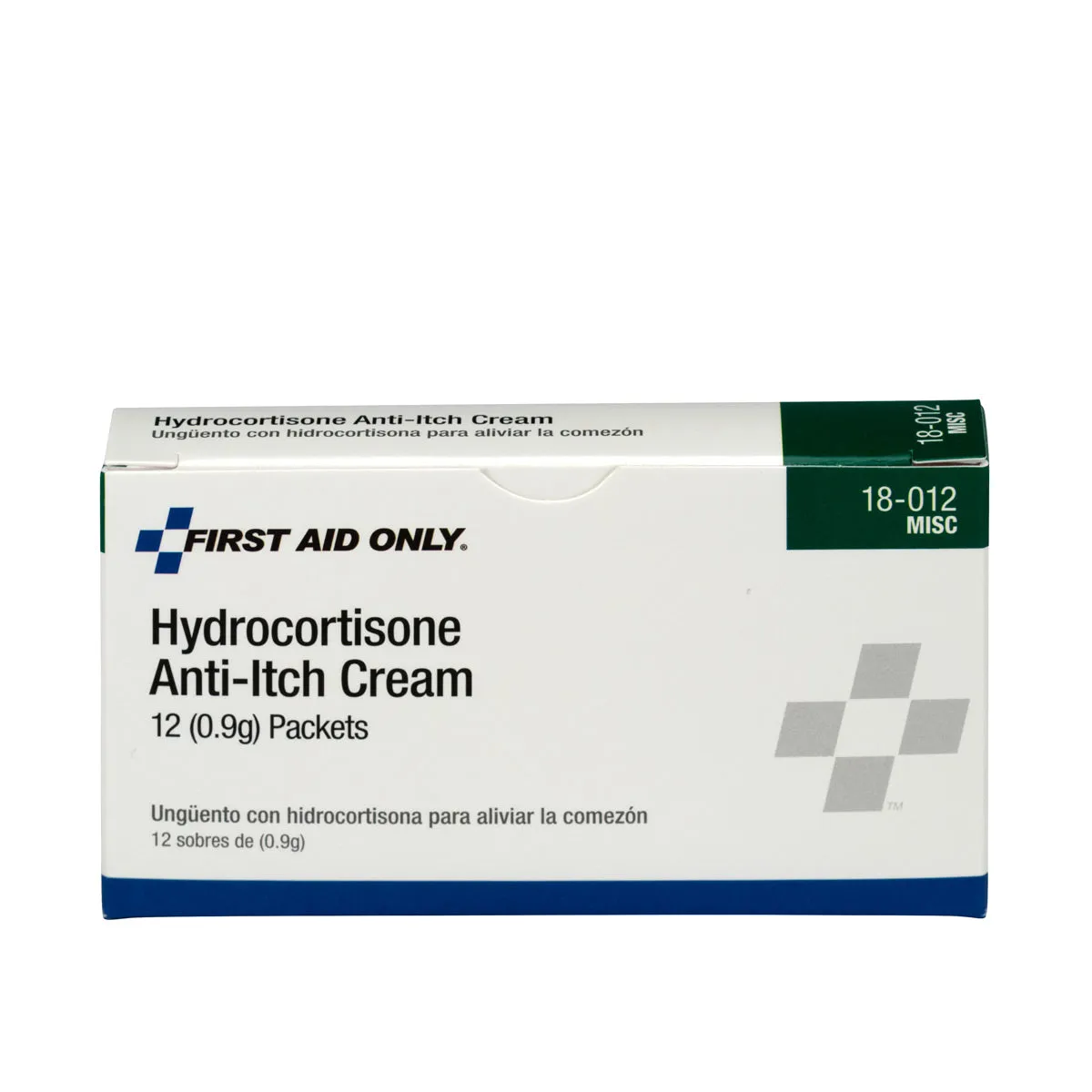 First Aid Only hydrokortisonkrem 12 poser kløestillende