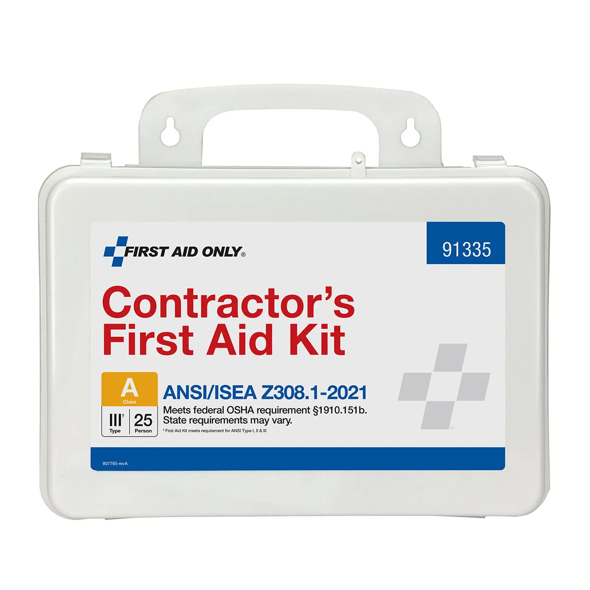 First Aid Only ANSI A førstehjelpsskrin 25 personer 130 deler