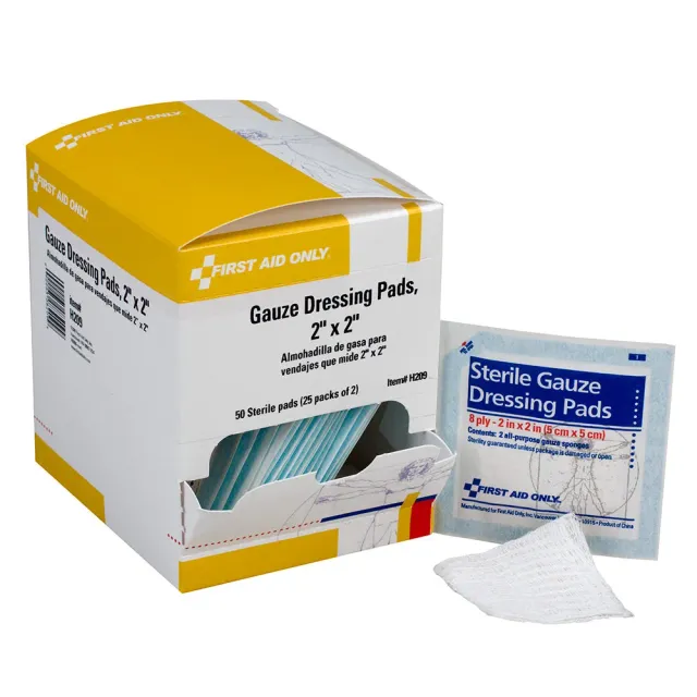 First Aid Only gasbind 5x5 cm sterilt 50 stk
