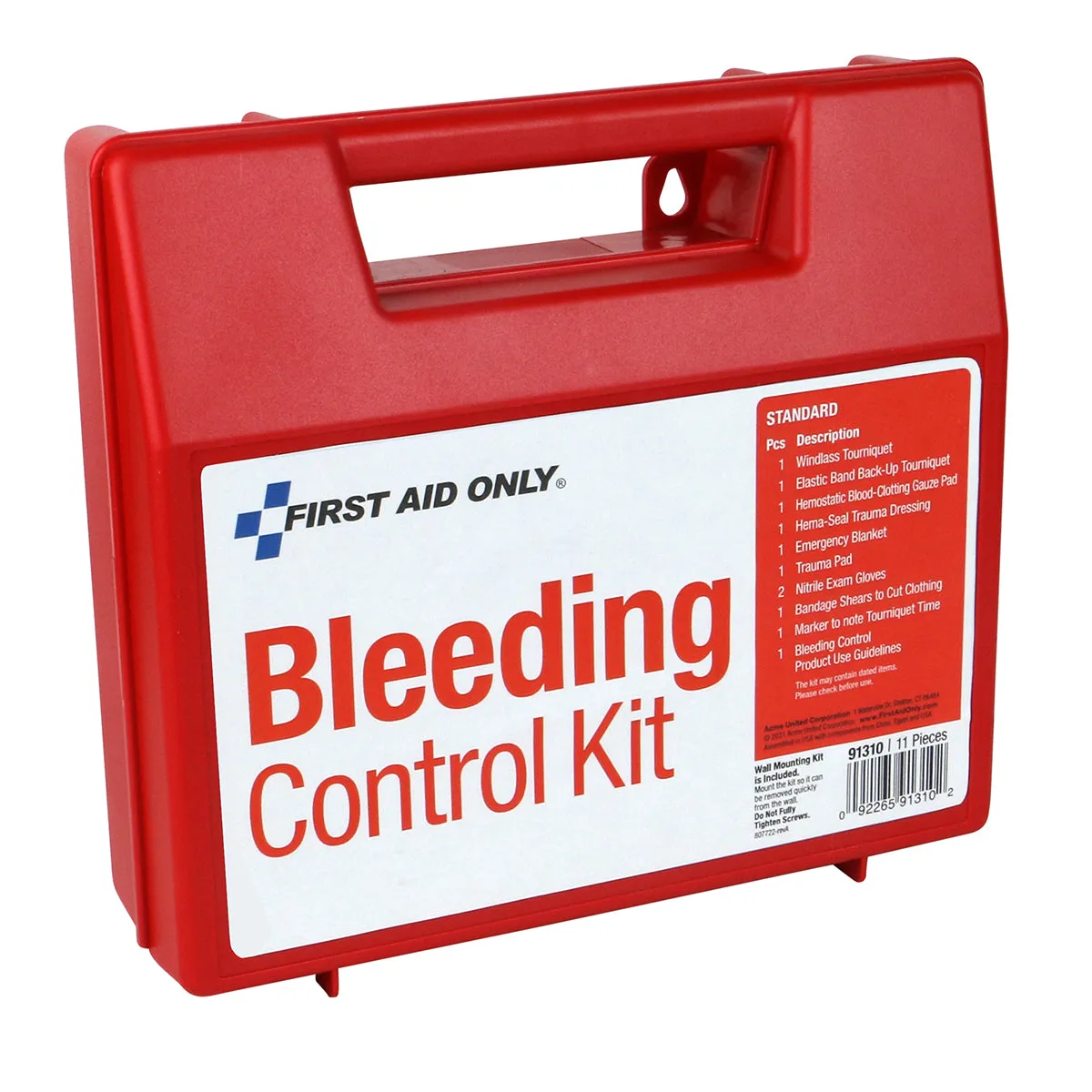 First Aid Only Bleeding Control Wall Station blødningsstasjon vegg