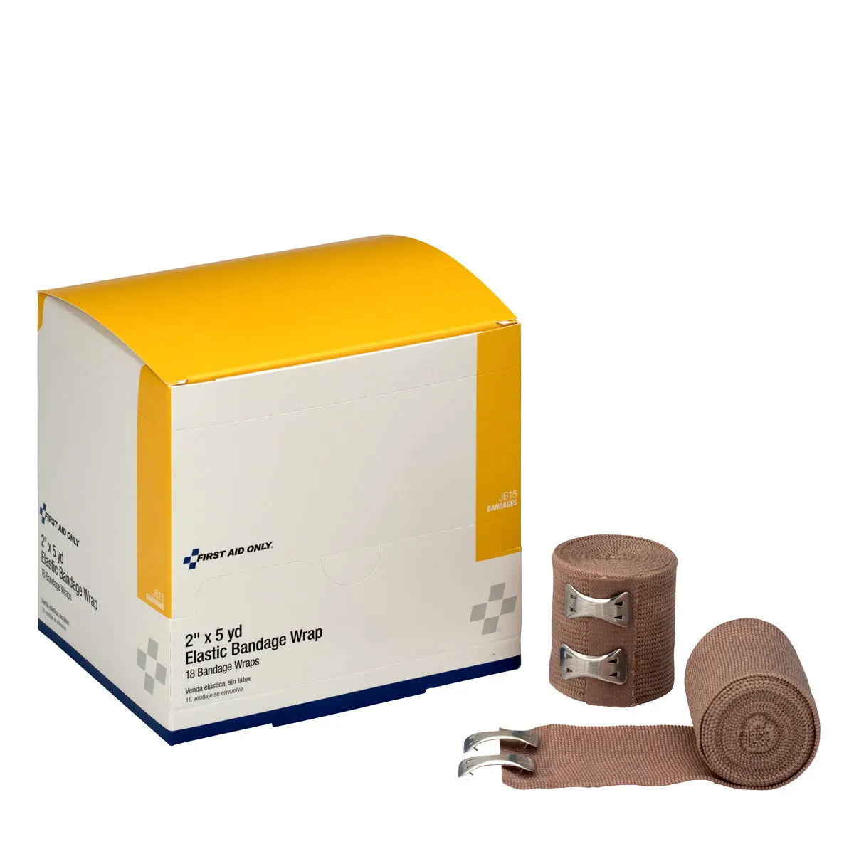 First Aid Only elastisk bandasje 5 cm x 4,5 m 18 stk
