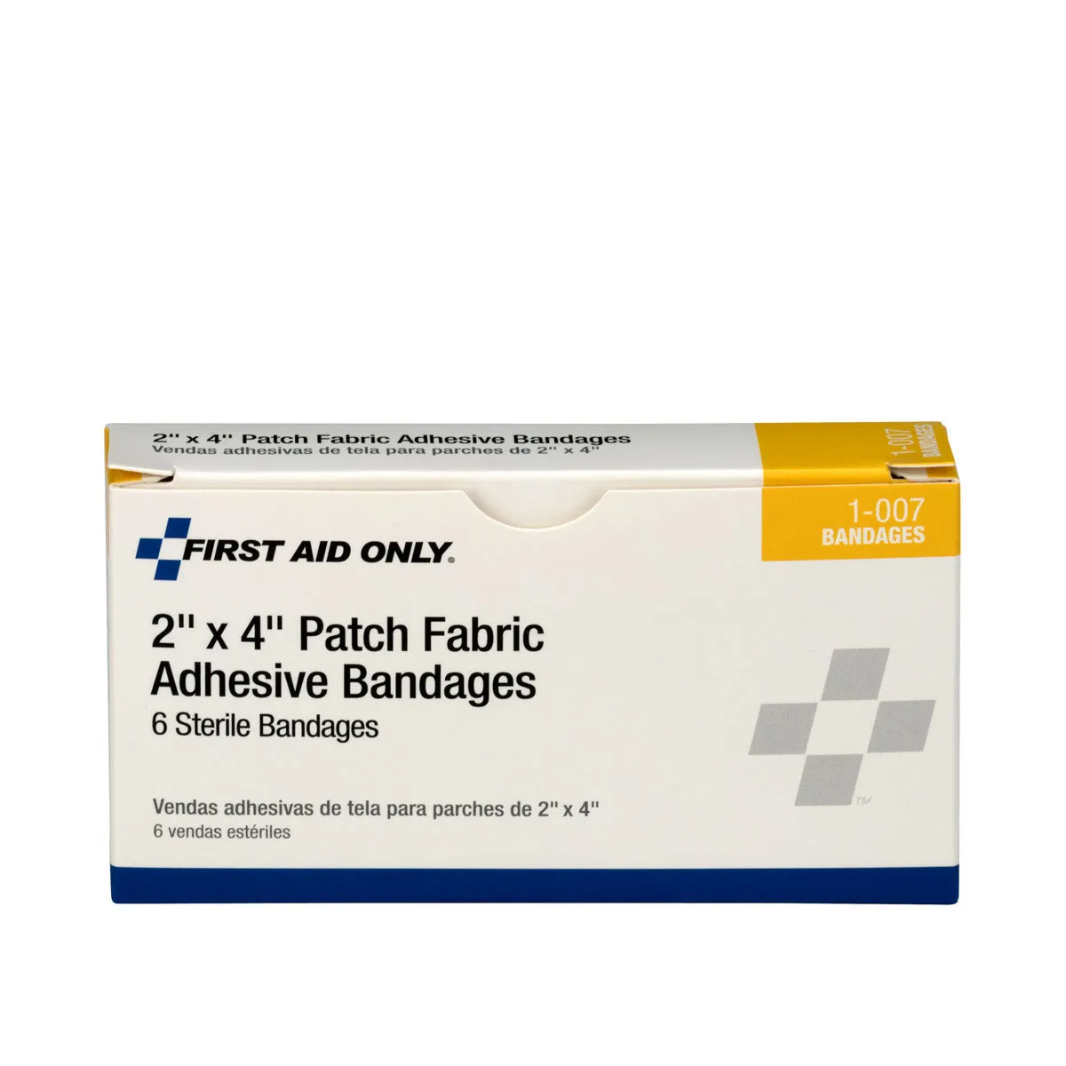 First Aid Only 2x4 plaster stoff 6 stk elastisk