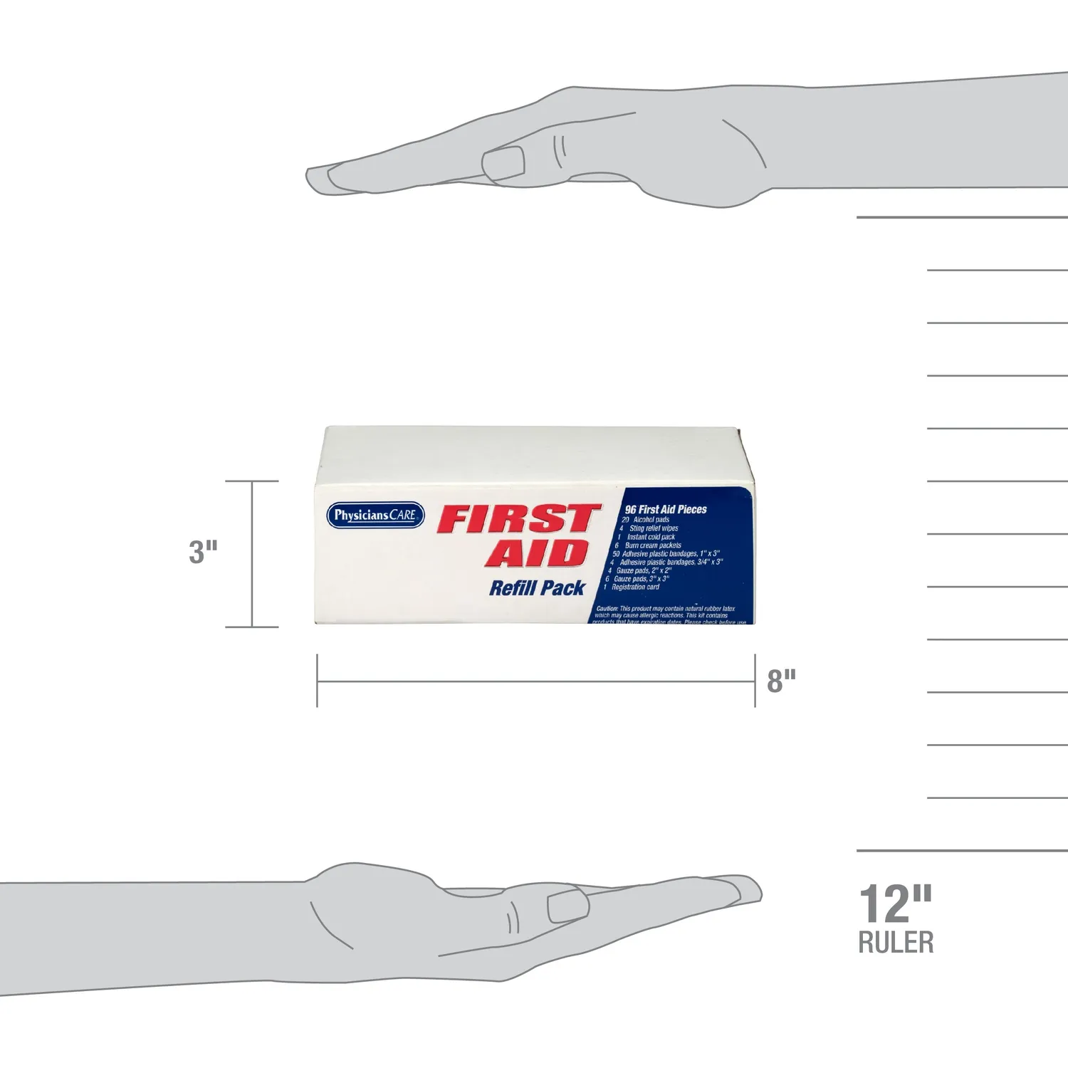 First Aid Only Basic First Aid Refill Kit refillpakke 95 deler