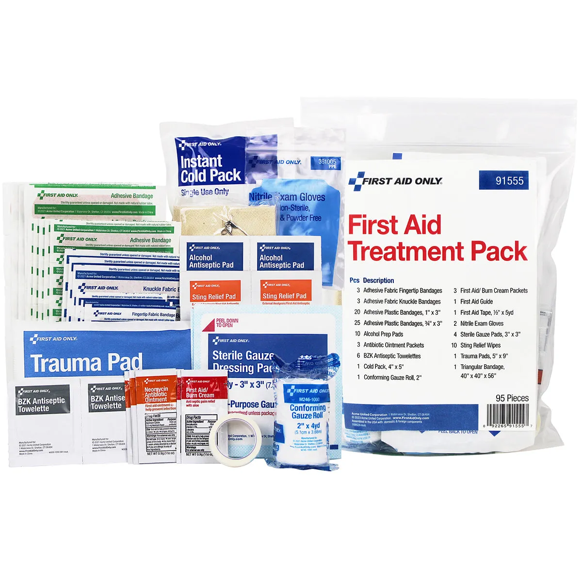 First Aid Only førstehjelpsskrin blødningskontroll bil