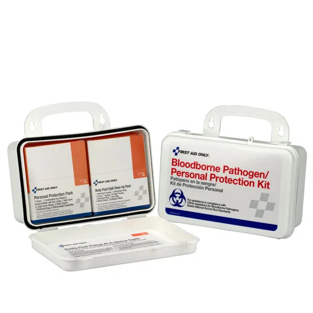First Aid Only BBP smittevernsett søl plastkoffert